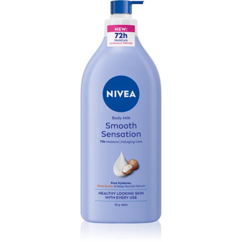 Nivea Smooth Sensation хидратиращо мляко за тяло за суха кожа 625 мл.