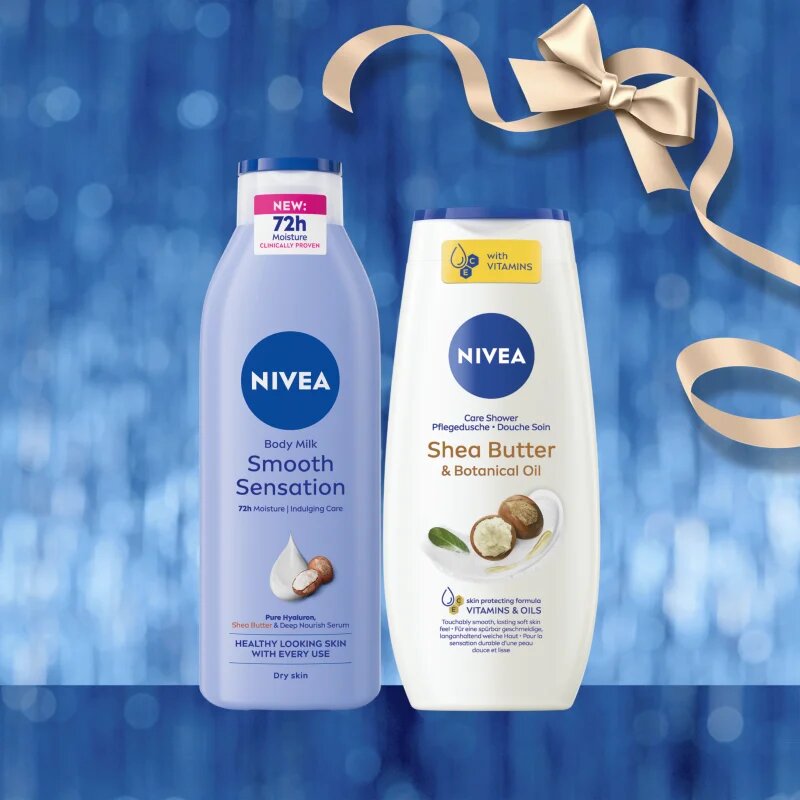 Nivea Smoothing Moments of Joy подаръчен комплект за тяло