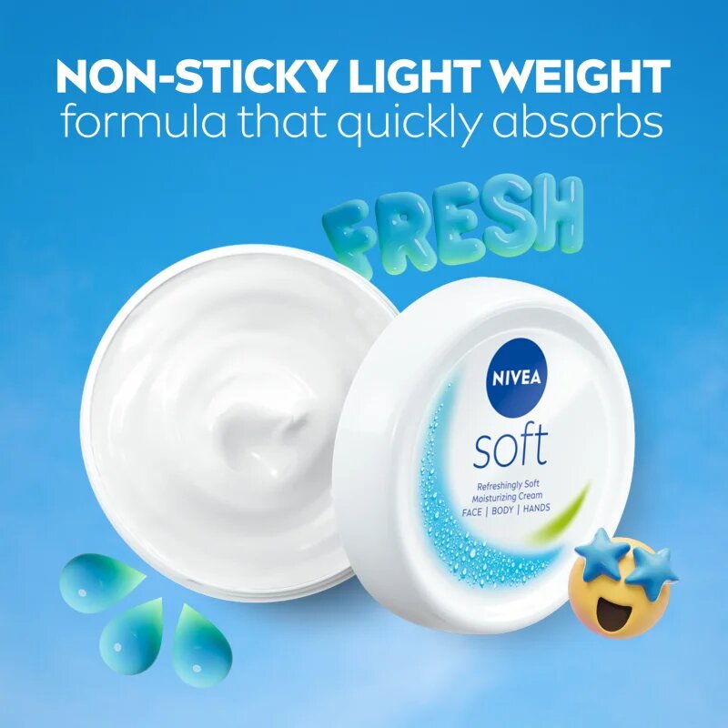 Nivea Soft хидратиращ крем 500 мл.