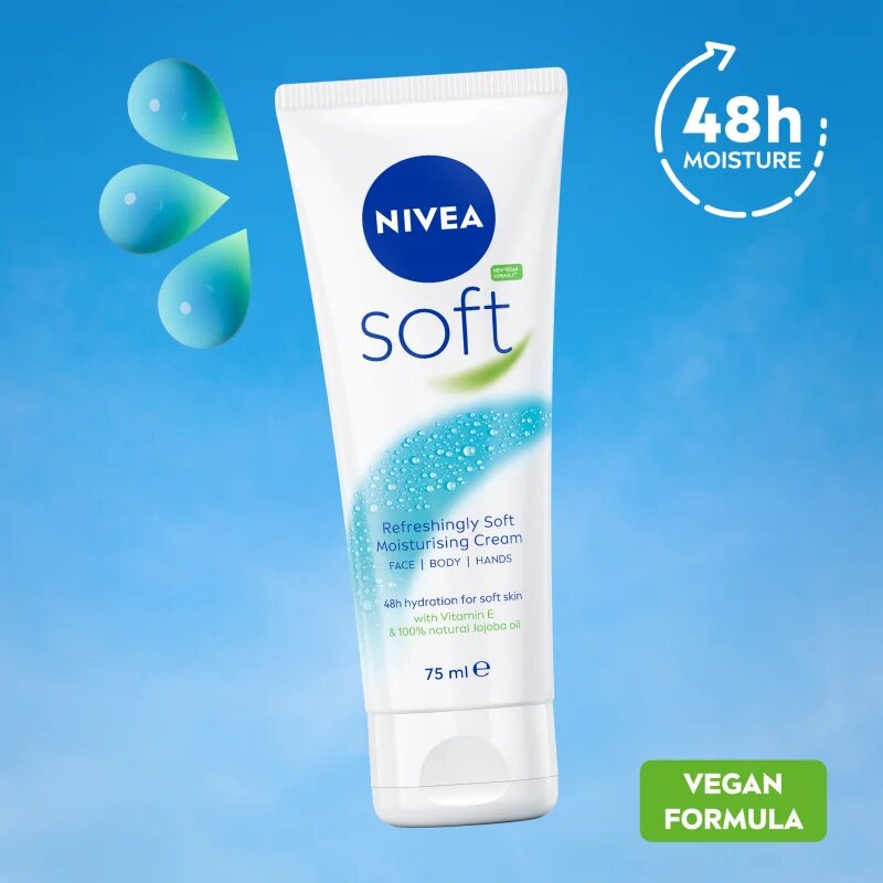Nivea Soft хидратиращ крем 75 мл.