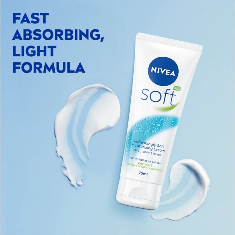 Nivea Soft хидратиращ крем 75 мл.