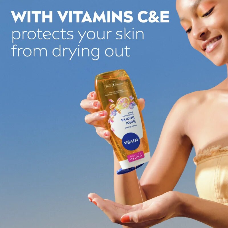 Nivea Solar Sparks освежаващ душ гел 250 мл.