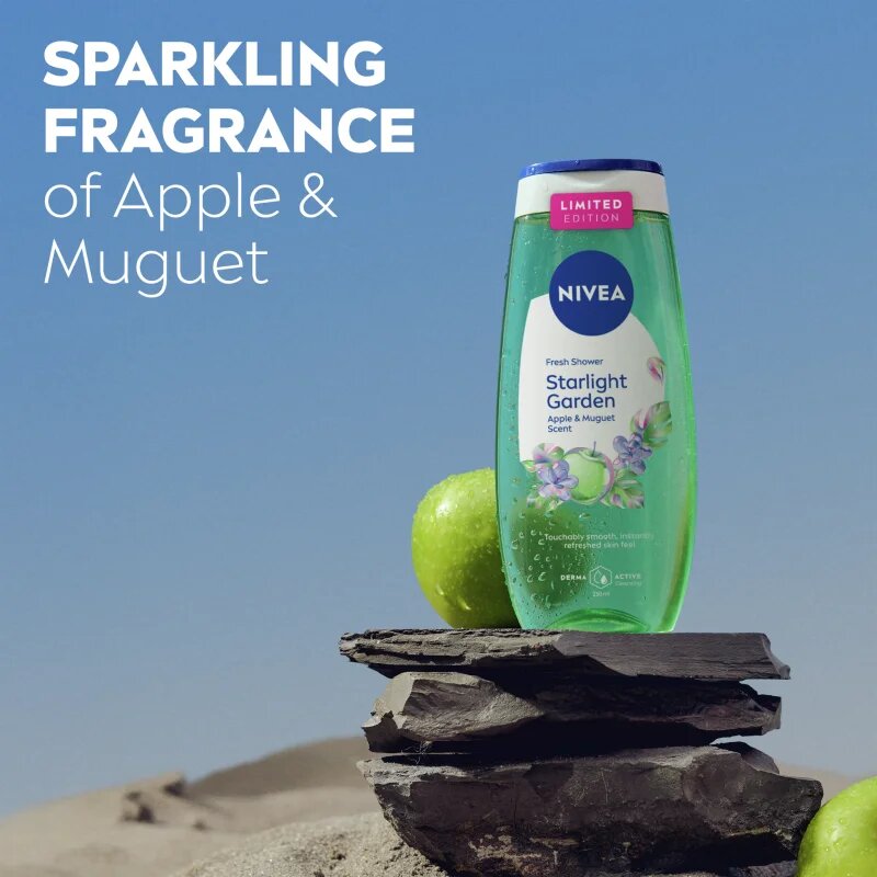 Nivea Starlight Garden освежаващ душ гел лимитирано издание 250 мл.