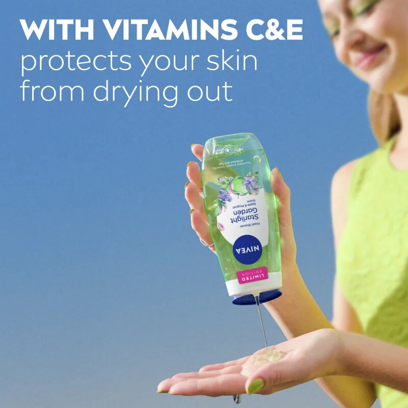 Nivea Starlight Garden освежаващ душ гел лимитирано издание 250 мл.