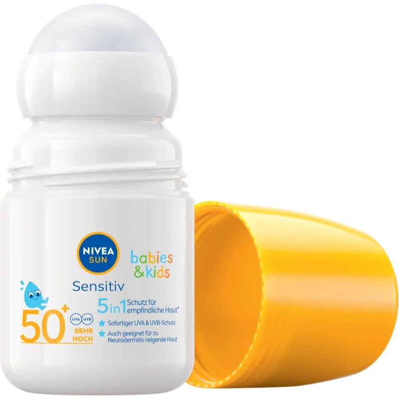 Nivea SUN Babies & Kids детско мляко за тен рол он SPF 50+ 50 мл.