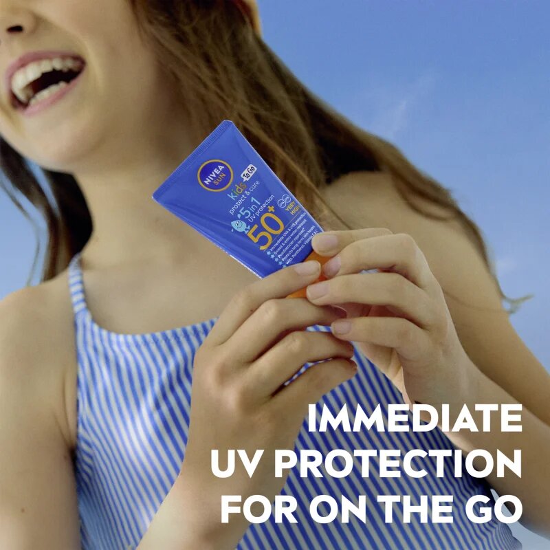 Nivea SUN Kids детско мляко за тен 5 в 1 SPF 50+ 50 мл.