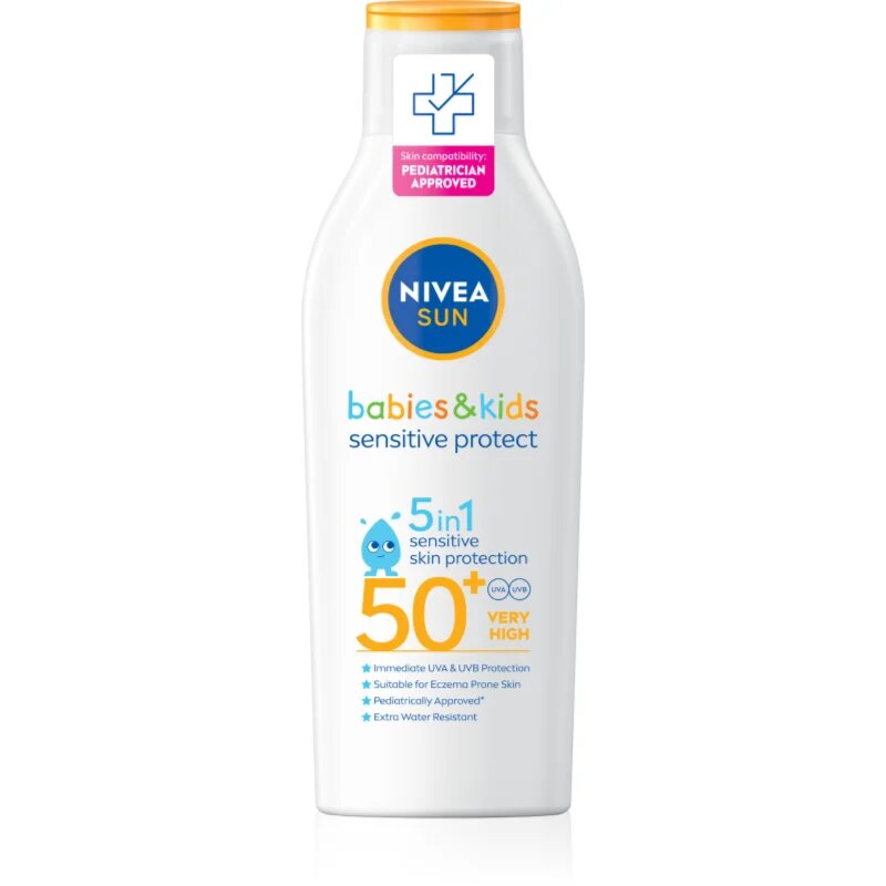 Nivea SUN Kids детско мляко за тен SPF 50+ 200 мл.