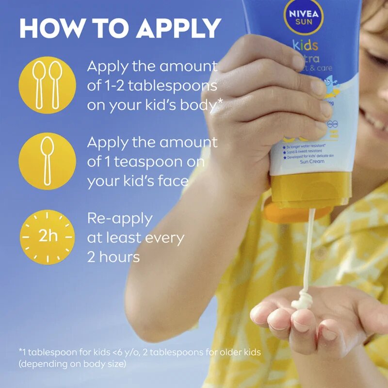 Nivea SUN Kids слънцезащитен крем за деца SPF 50+ 150 мл.