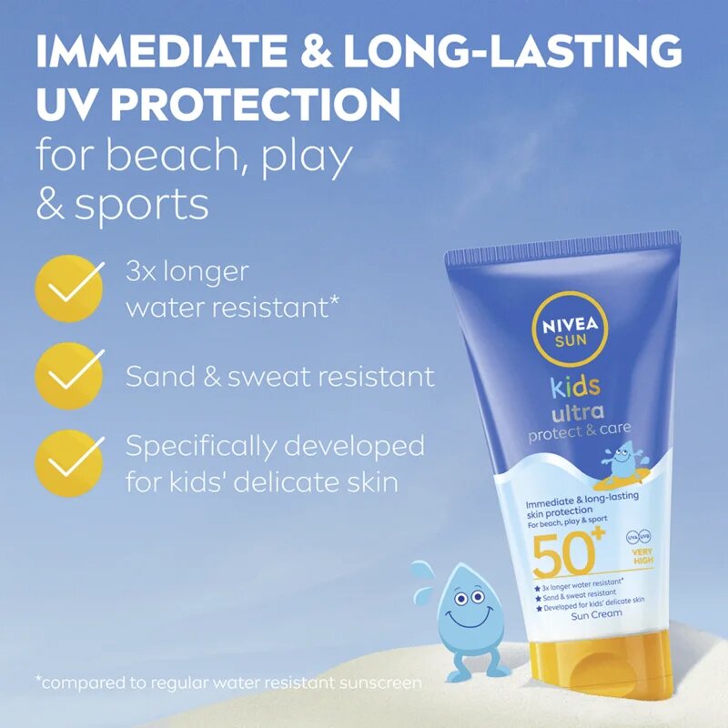 Nivea SUN Kids слънцезащитен крем за деца SPF 50+ 150 мл.