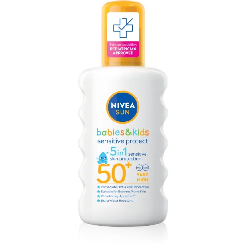 Nivea Sun Kids слънцезащитен спрей за деца SPF 50+ 200 мл.