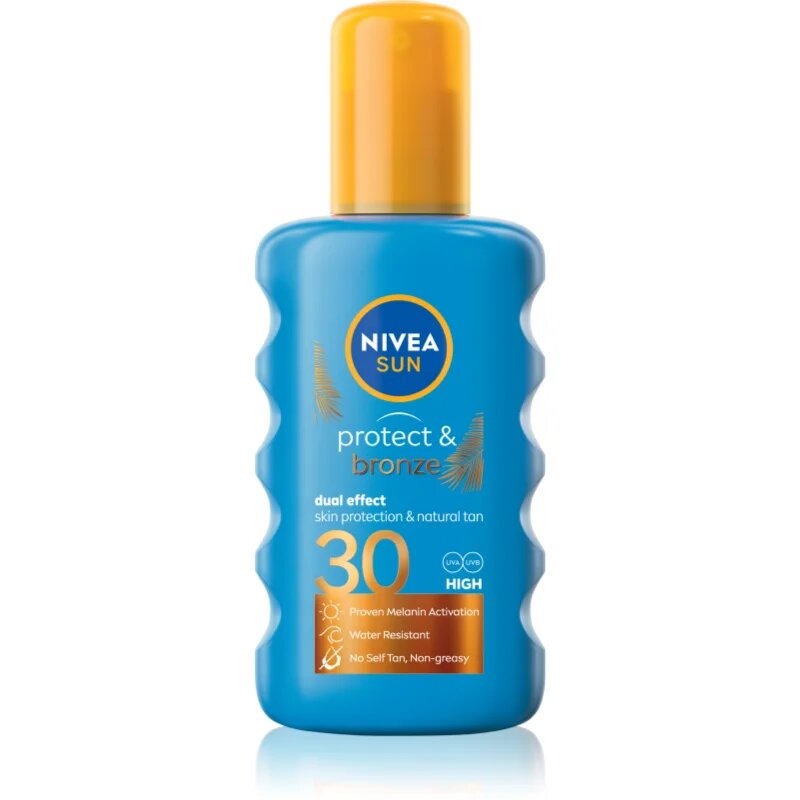 Nivea SUN Protect & Bronze интензивен слънцезащитен спрей SPF 30 200 мл.