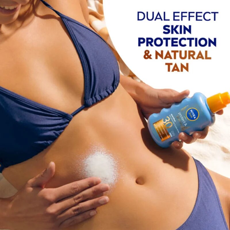 Nivea SUN Protect & Bronze интензивен слънцезащитен спрей SPF 30 200 мл.