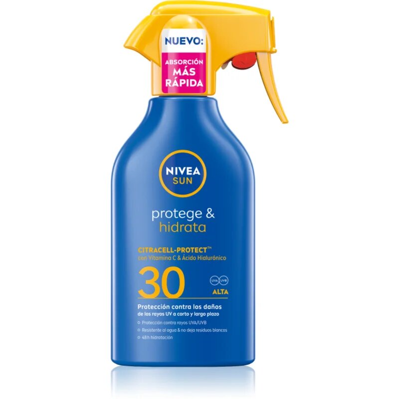 Nivea SUN Protect & Moisture слънцезащитен хидратиращ спрей SPF 30 270 мл.