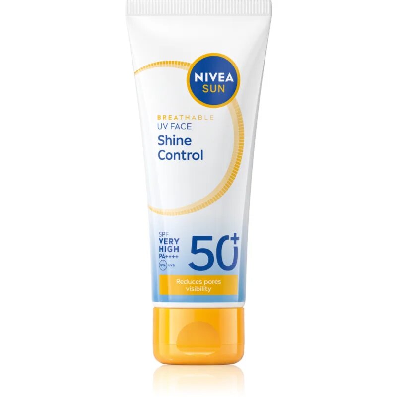 Nivea SUN Shine Control крем за лице за слънчеви бани SPF 50+ SPF 50+ 40 мл.