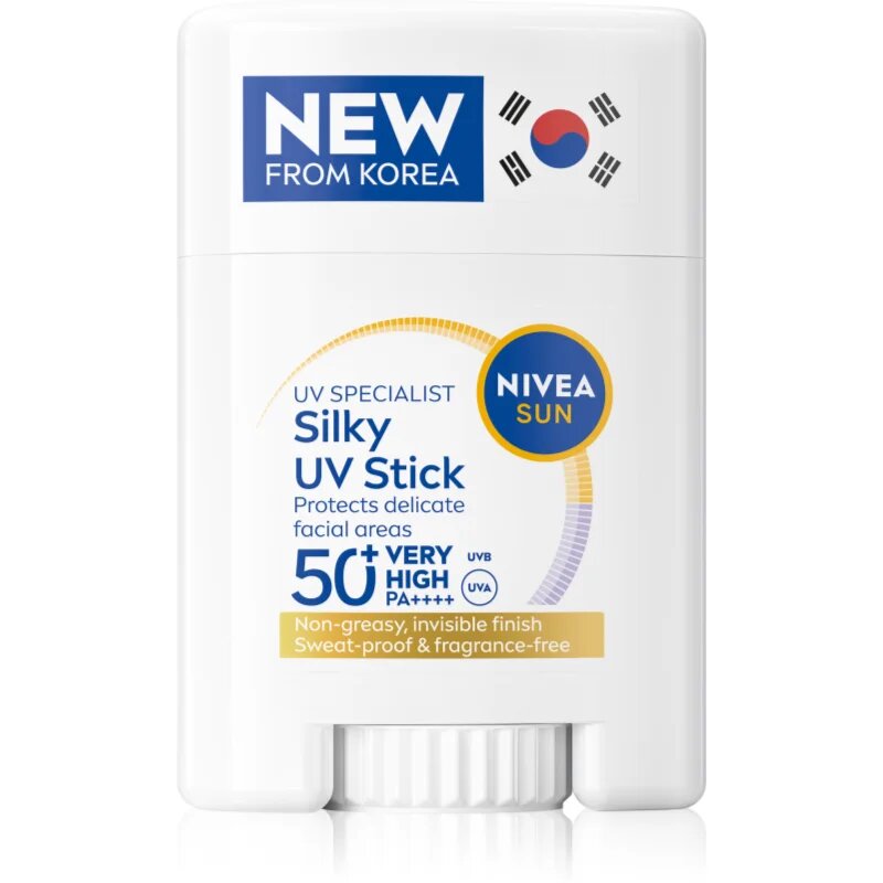 Nivea SUN Silky UV Stick слънцезащитен крем в стик SPF 50+ 15 гр.