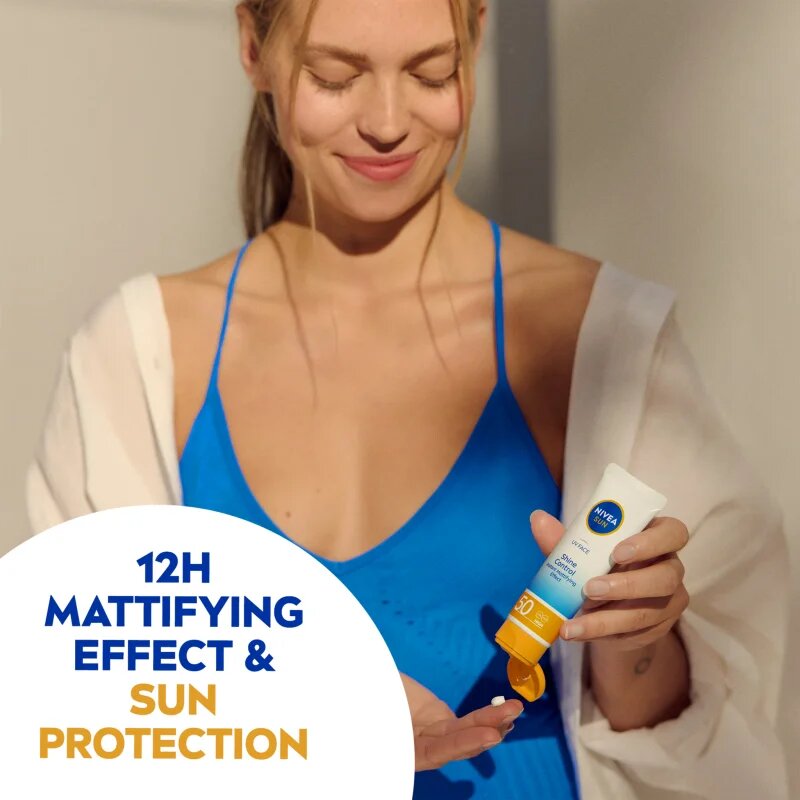 Nivea SUN UV FACE лек матиращ крем за лице за тен SPF 50 50 мл.