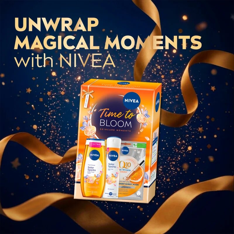 Nivea Time to Bloom подаръчен комплект за тяло и лице