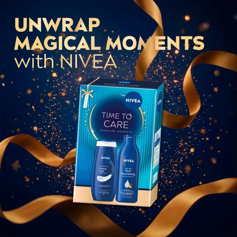 Nivea Time to Care подаръчен комплект за подхранване и хидратация