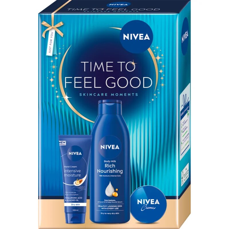 Nivea Time to Feel Good подаръчен комплект за подхранване и хидратация