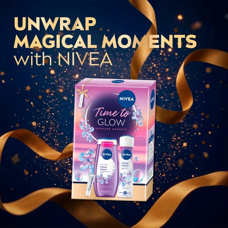 Nivea Time to Glow подаръчен комплект за освежаване и хидратация