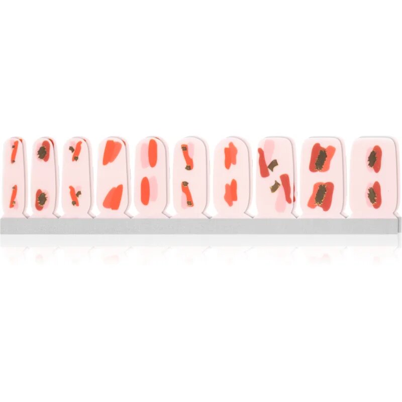 NOBEA Accessories Nail File Стикери за нокти Red & pink 1 бр.