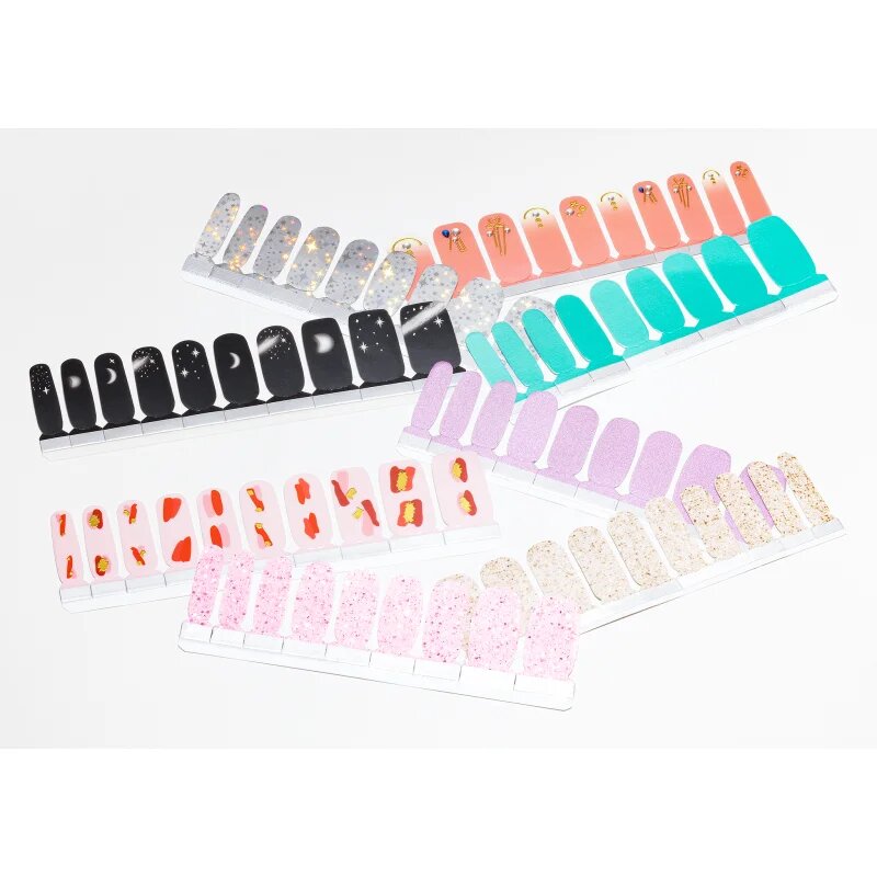 NOBEA Accessories Nail File Стикери за нокти Red & pink 1 бр.