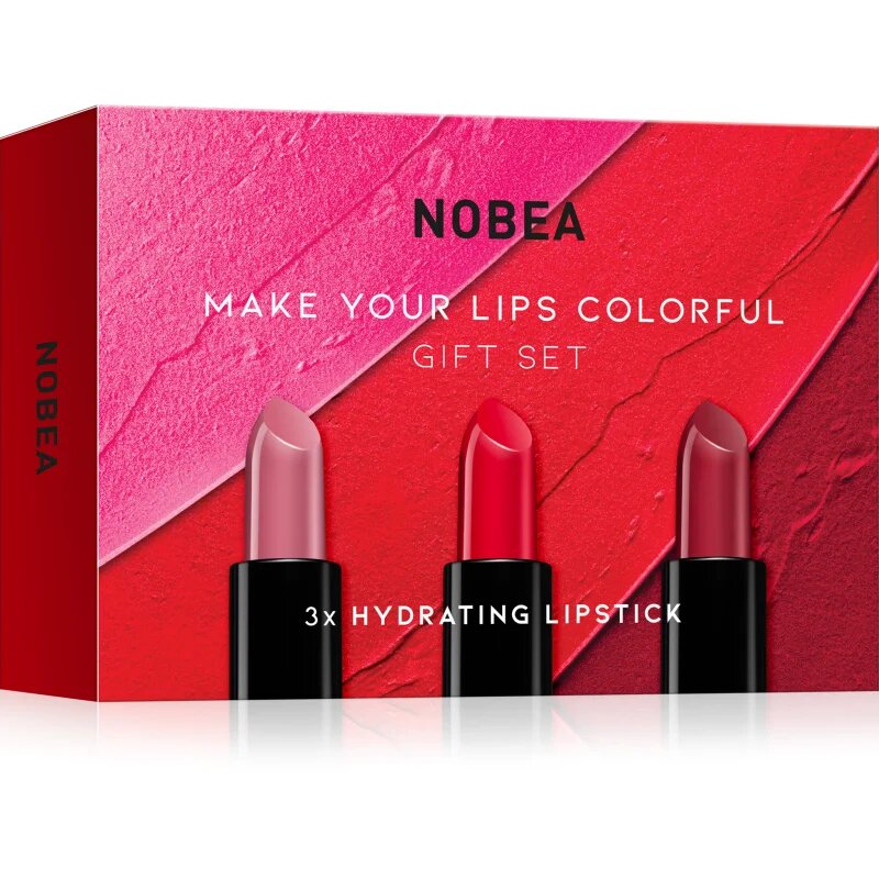NOBEA Beauty Pleasure Make Your Lips Colorful Gift Set комплект червила подаръчно издание