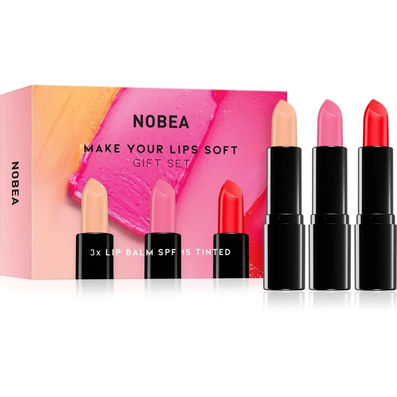 NOBEA Beauty Pleasure Make Your Lips Soft Gift Set комплект за устни подаръчно издание
