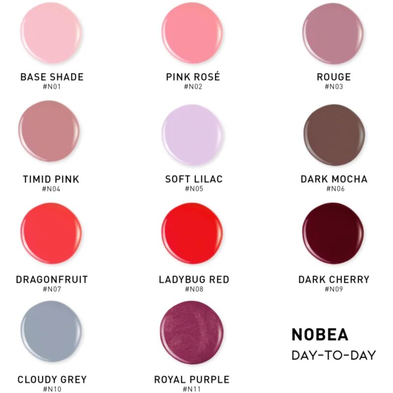NOBEA Day-to-Day 4-Piece Gel-like Nail Polish set комплект лак за нокти Ultimate Lemonade