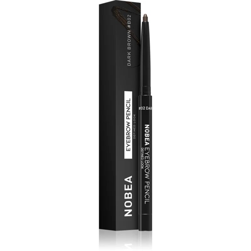 NOBEA Day-to-Day Eyebrow Pencil автоматичен молив за вежди 02 Dark brown 0.3 гр.