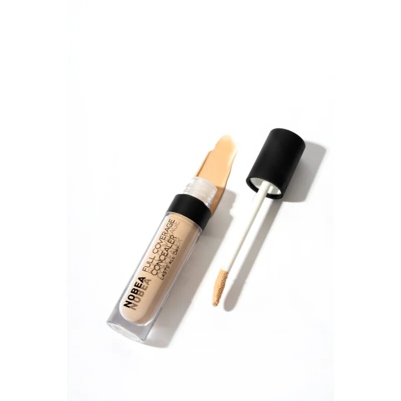 NOBEA Day-to-Day Full Coverage Concealer течен коректор 02 Soft beige 7 мл.