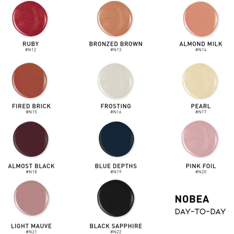 NOBEA Day-to-Day Gel-like Nail Polish лак за нокти с гел ефект цвят Salmon nude #N62 6 мл.