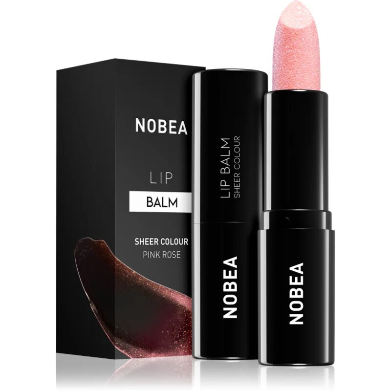 NOBEA Day-to-Day Lip Balm хидратиращ балсам за устни цвят Pink rose 3 гр.