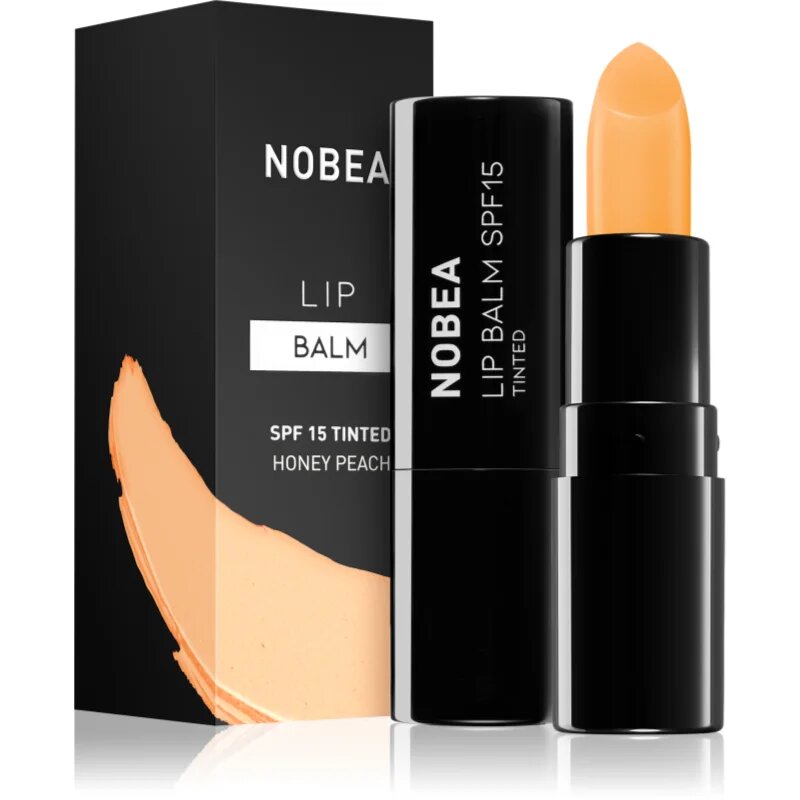 NOBEA Day-to-Day Lip Balm SPF 15 Tinted балсам за устни SPF 15 #L01 Honey Peach 4 гр.