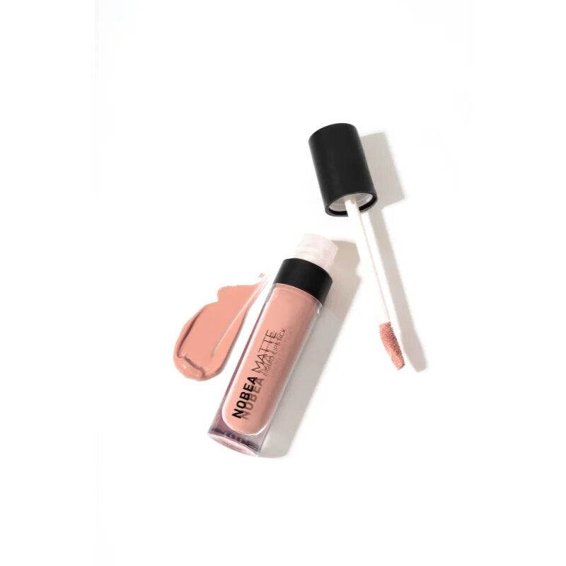 NOBEA Day-to-Day Matte Liquid Lipstick матиращо течно червило цвят Cool Pink #M01 7 мл.