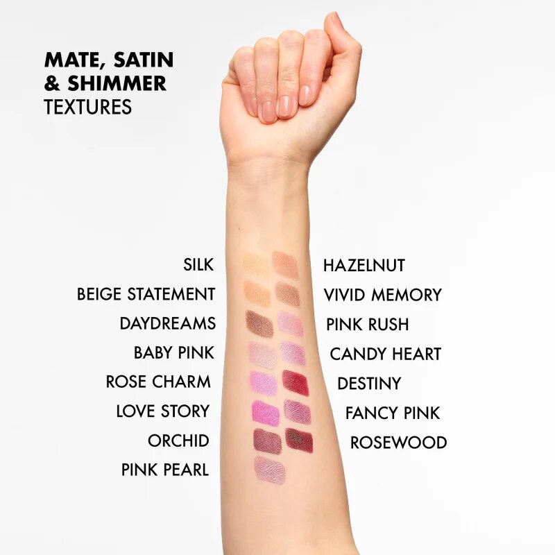 NOBEA Day-to-Day Rosy Glam Eyeshadow Palette палитра сенки за очи 24 гр.