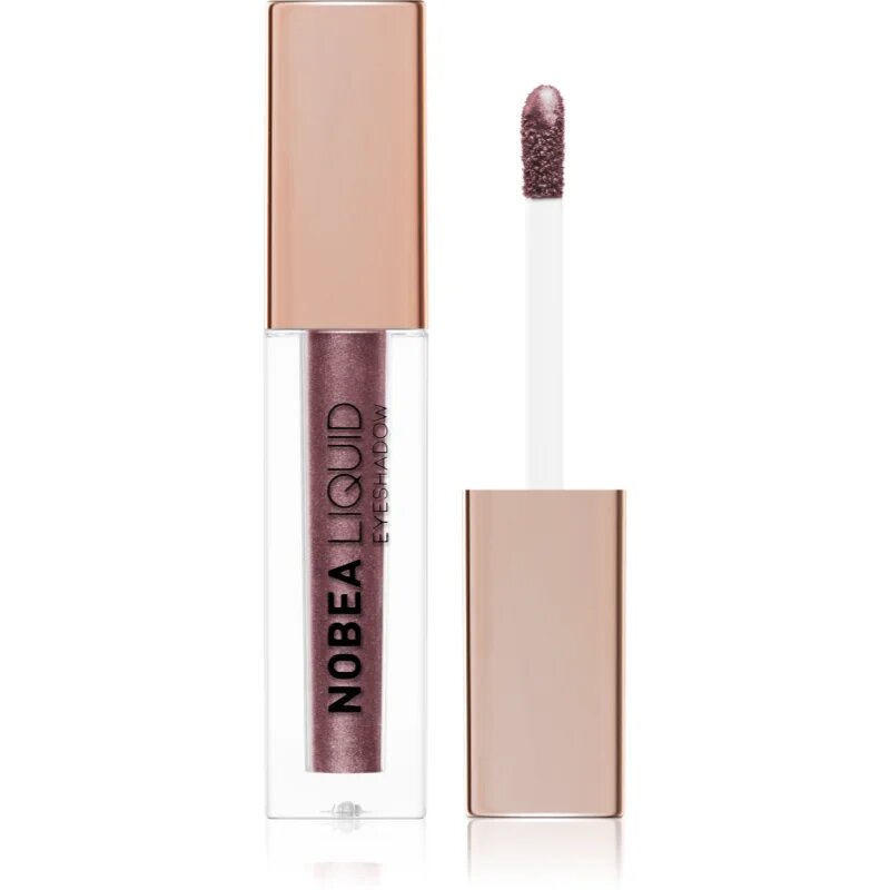 NOBEA Metal Liquid Eyeshadow течни очни сенки цвят Sparkling Grape #E07 4 мл.