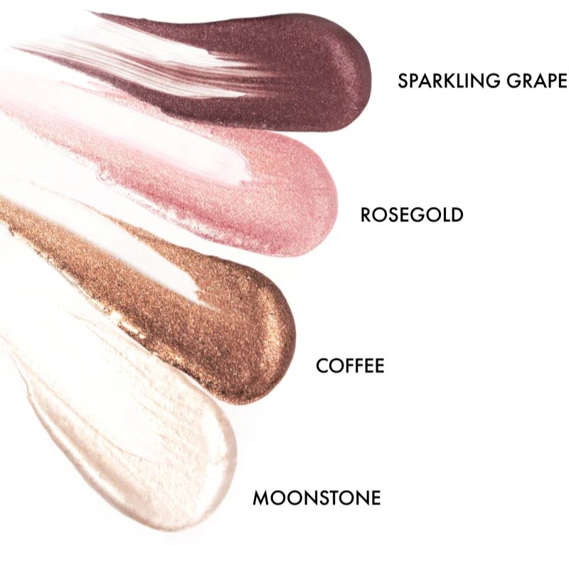 NOBEA Metal Liquid Eyeshadow течни очни сенки цвят Sparkling Grape #E07 4 мл.