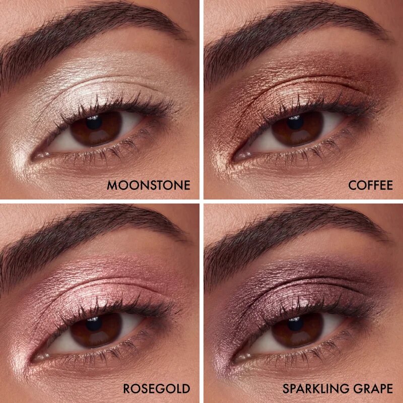 NOBEA Metal Liquid Eyeshadow течни очни сенки цвят Sparkling Grape #E07 4 мл.