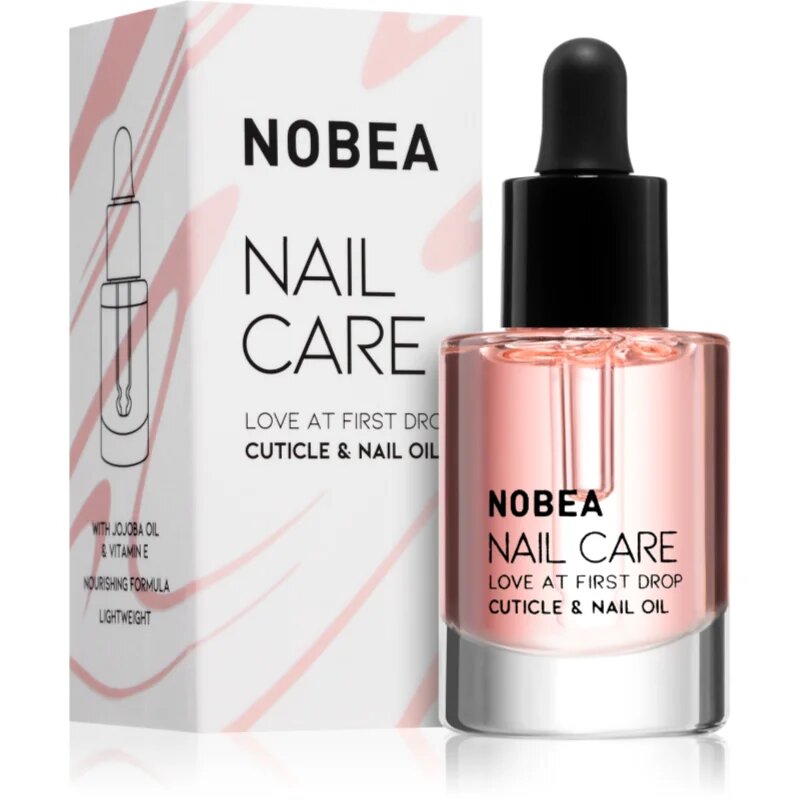 NOBEA Nail Care Love at first drop Cuticle & Nail oil подхранващо масло за нокти и кожичките около ноктите 12 мл.