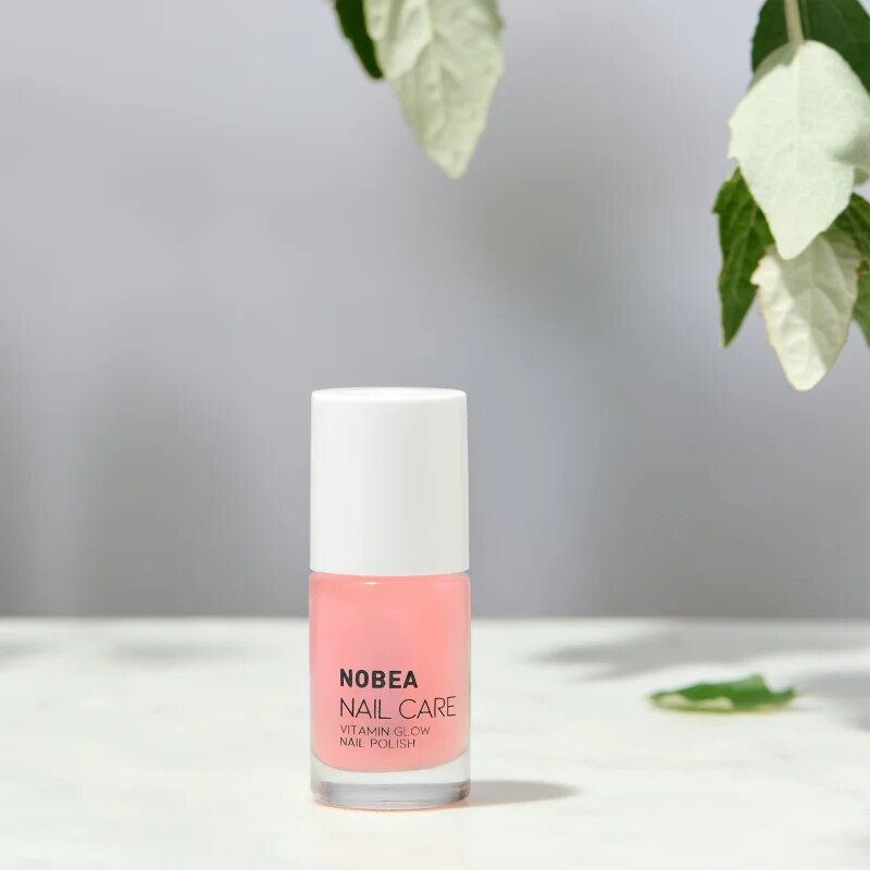 NOBEA Nail Care Vitamin Glow Nail Polish подхранващ лак за нокти 6 мл.