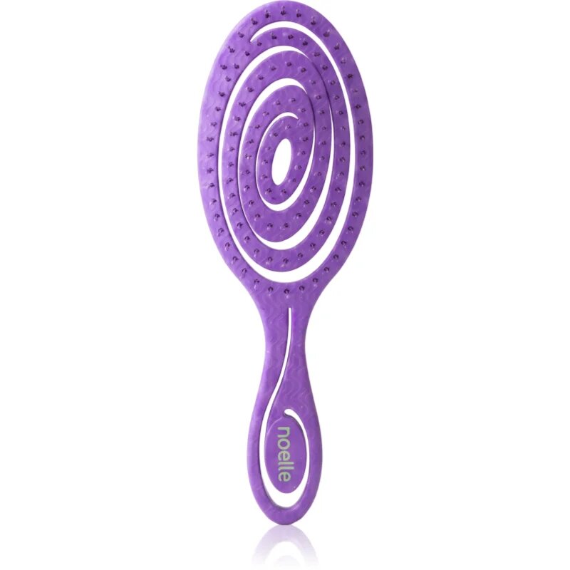 Noelle Hairbrush плоска четка Purple Spiral 1 бр.