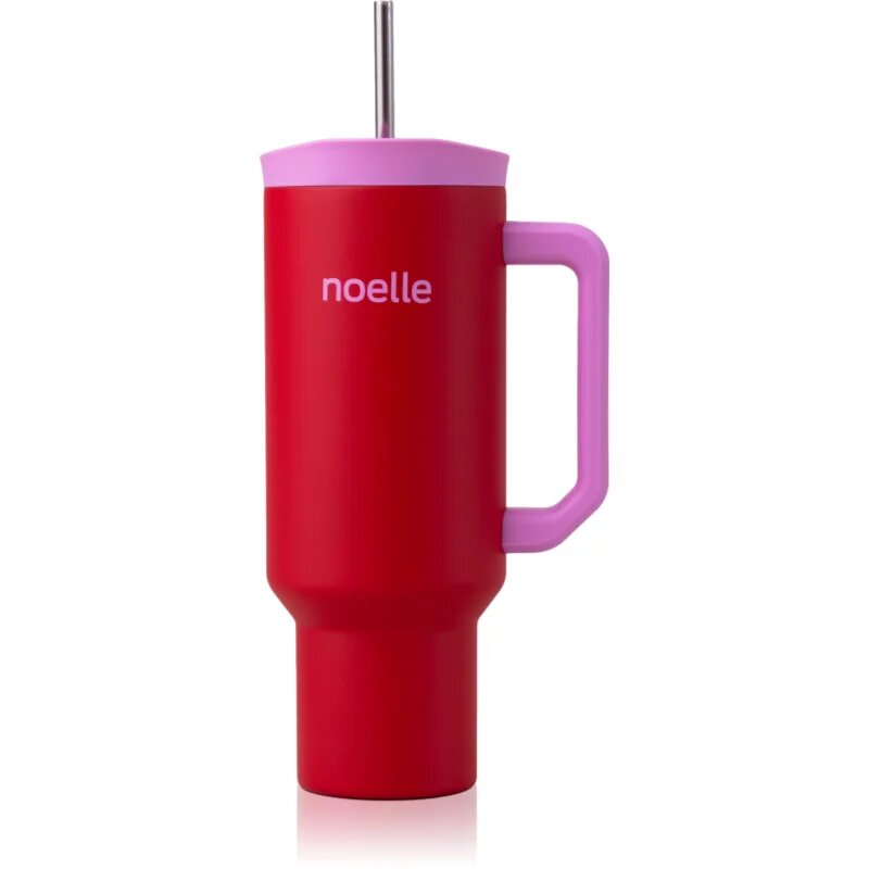 Noelle Tumbler неръждаема термочаша със сламка Red 1 бр.