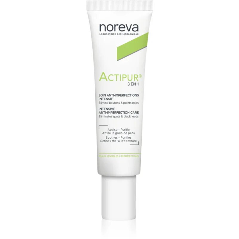 Noreva Actipur 3-in-1 Anti-Blemish Care грижа за лице против несъвършенствата на акнозна кожа 30 мл.