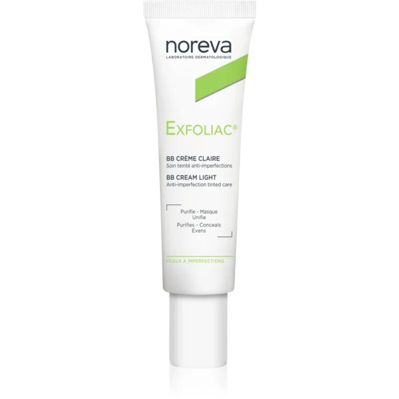 Noreva Exfoliac Anti-Imperfection Cream Tinted ББ крем цвят Light 30 мл.