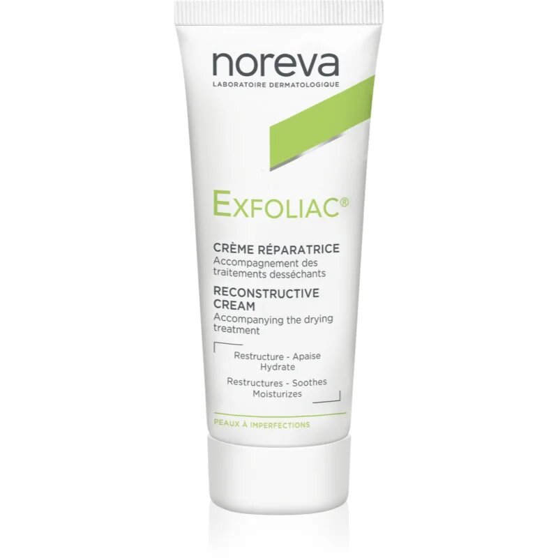 Noreva Exfoliac Reconstructive Cream регенериращ крем 40 мл.