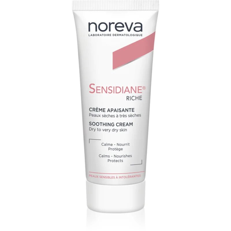 Noreva Sensidiane Rich Soothing Cream подхранващ успокояващ крем за лице 40 мл.