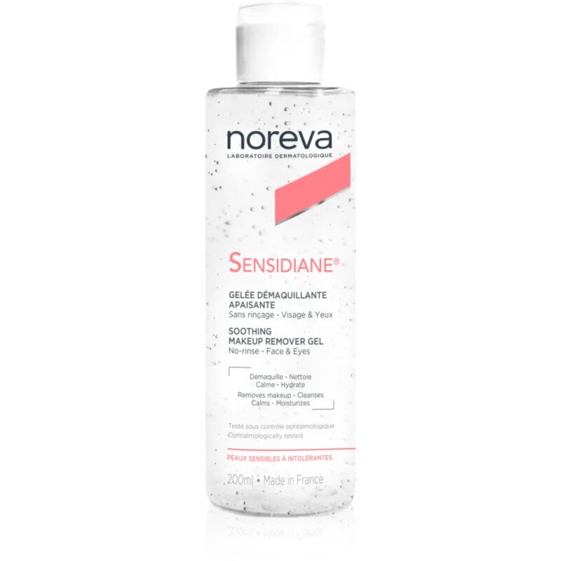 Noreva Sensidiane Soothing Make-up Remover Gel почистващ и премахващ грима гел 200 мл.