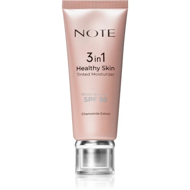 Note Cosmetique 3 in 1 Healthy Skin тониращ хидратиращ крем SPF 50 30 мл.