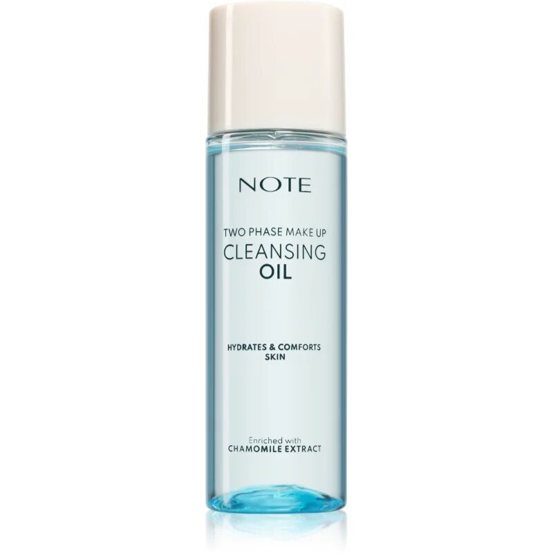 Note Cosmetique Two Phase Cleansing Oil двуфазен продукт за премахване на водоустойчив грим за зоната около очите и устните 100 мл.